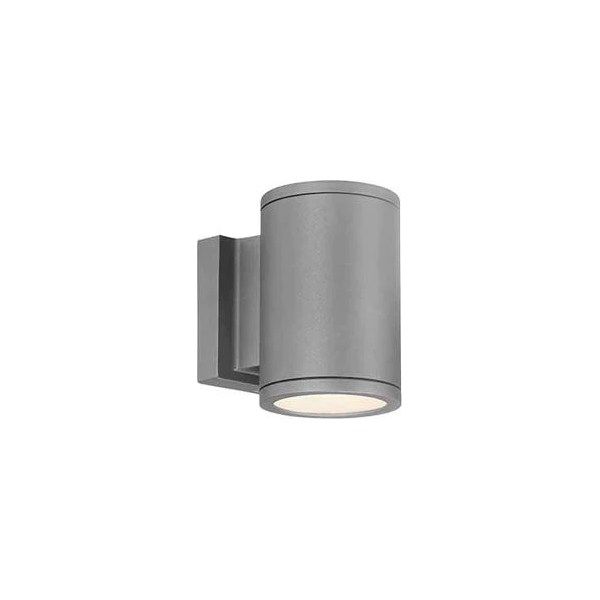 WAC Lighting - WS-W2604-GH - Tube  Double Wall Mount 3000K 5" - 2 Lights Graphite