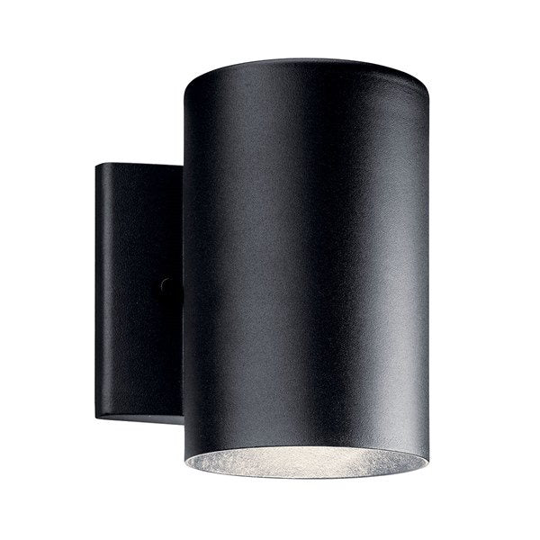 Kichler - 11250BKT30 - Cylinder 3000K LED 7" Wall Light Textured Black