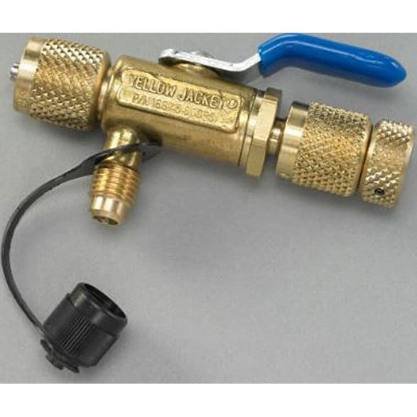 Yellow Jacket - YJ18975  1/4" Vacuum/charge valve with side port, (18975)