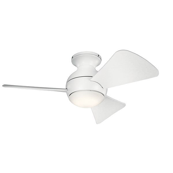 Kichler - 330150MWH - Sola LED 34" Fan Matte White