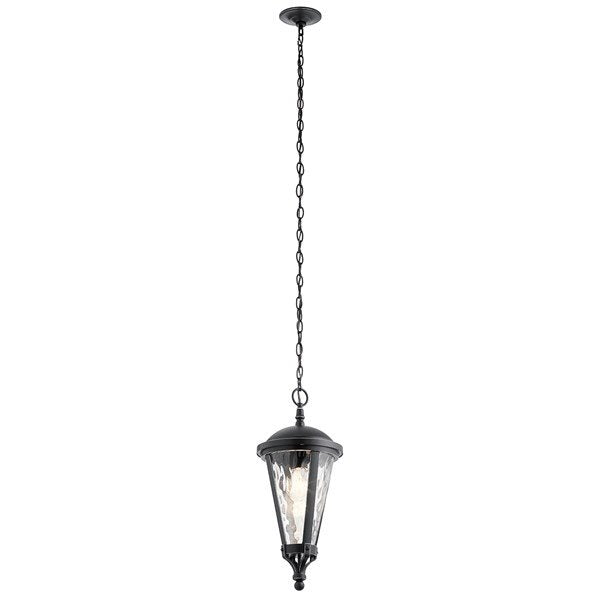 Kichler - 49236BSL - Cresleigh 21.25" 1 Light Pendant Black with Silver Highlights