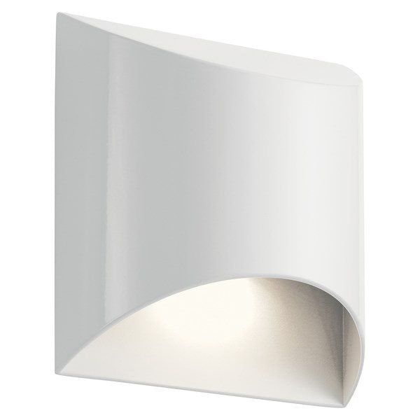 Kichler 49278AZTLED Wesley 1 luz LED de pared, bronce arquitectónico texturizado