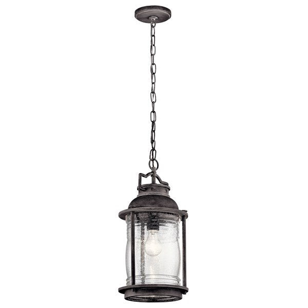 Kichler - 49572WZC - Ashland™ Bay 1 Light Pendant Weathered Zinc