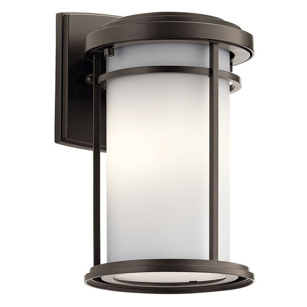 Kichler - 49686OZL18 - Toman™ 10.25" 1 light Wall Light with LED Bulb Olde Bronze®