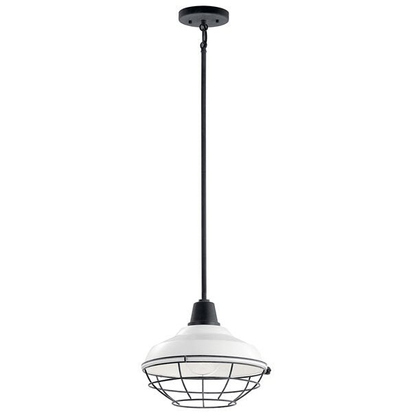 Kichler - 49992GG - Pier™ 1 Light 12" Convertible Pendant Gloss Grey