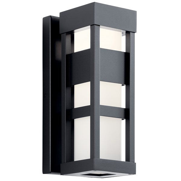 Kichler - 59035BKLED - Ryler™ LED 3000K 12" Wall Light Textured Black