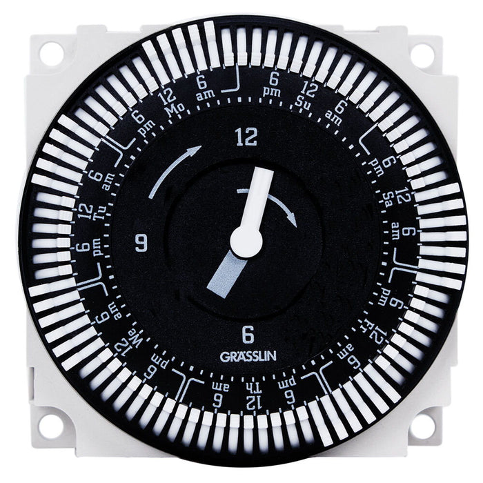 Intermatic FM1QWUZ-240U Módulo temporizador electromecánico de montaje en panel de 7 días, 208/240 V