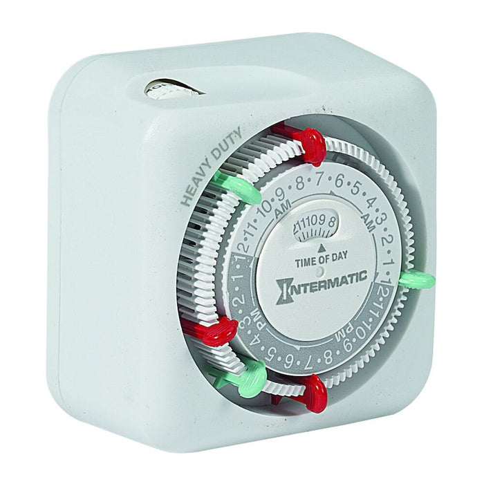 Intermatic - TN311 - Heavy-Duty 24-Hour Indoor Mechanical Plug-In Timer