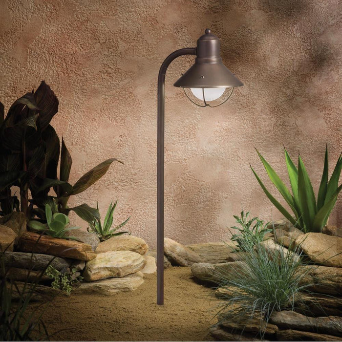 Kichler - Seaside Collection Traditional Marine Lantern Path and Spread Light -  - Landscape Lighting  - Big Frog Supply